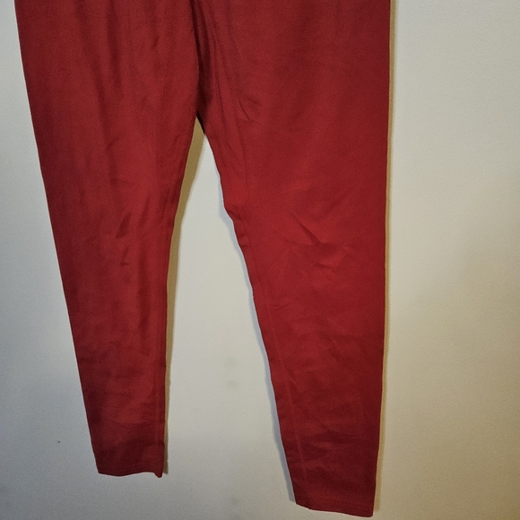Vitality Solid Red High-Waisted Leggings Athletic Athleisure Workout Comfy Large - Picture 3 of 8